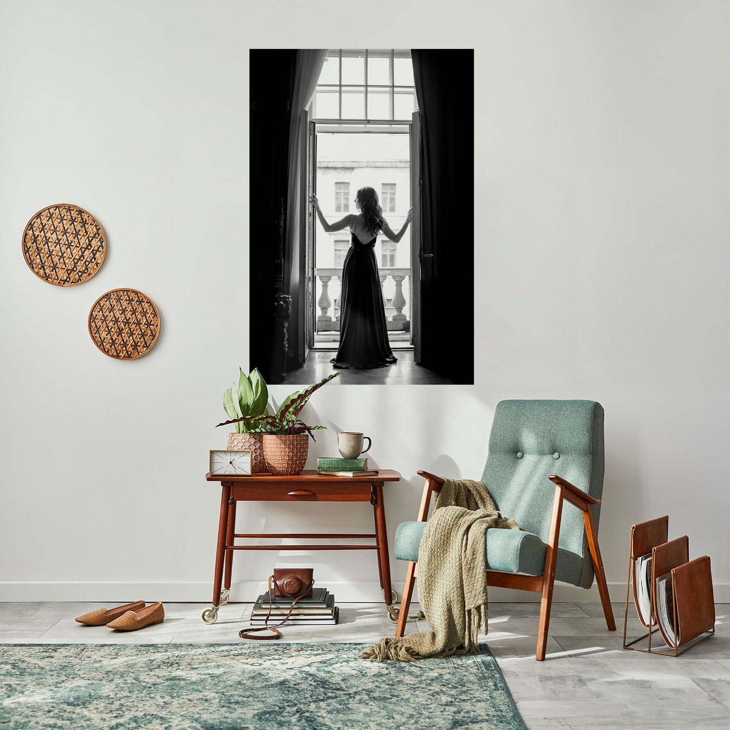 WINDOW TO WONDERS Poster verticale staccabile e attaccabile