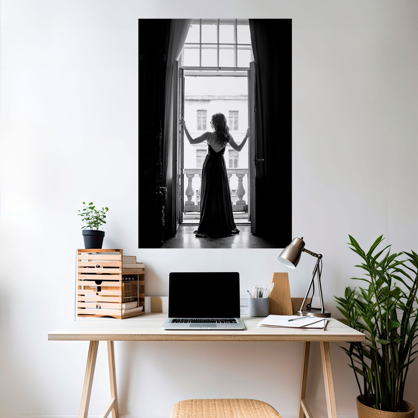 WINDOW TO WONDERS Poster verticale staccabile e attaccabile