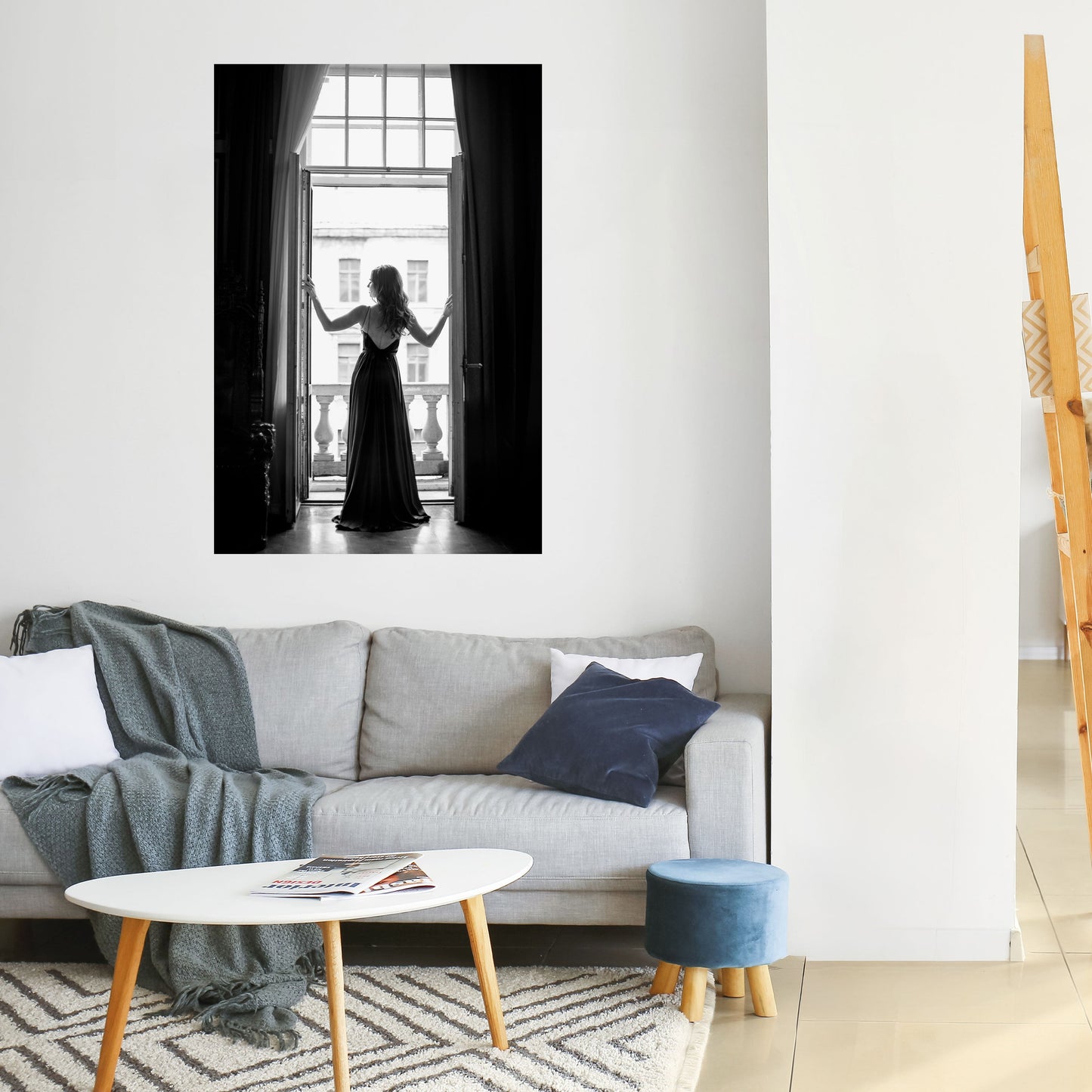 WINDOW TO WONDERS Poster verticale staccabile e attaccabile
