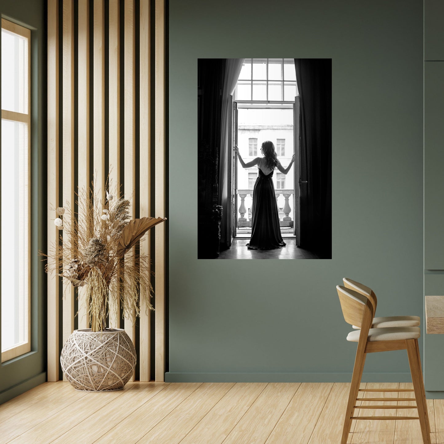 WINDOW TO WONDERS Poster verticale staccabile e attaccabile