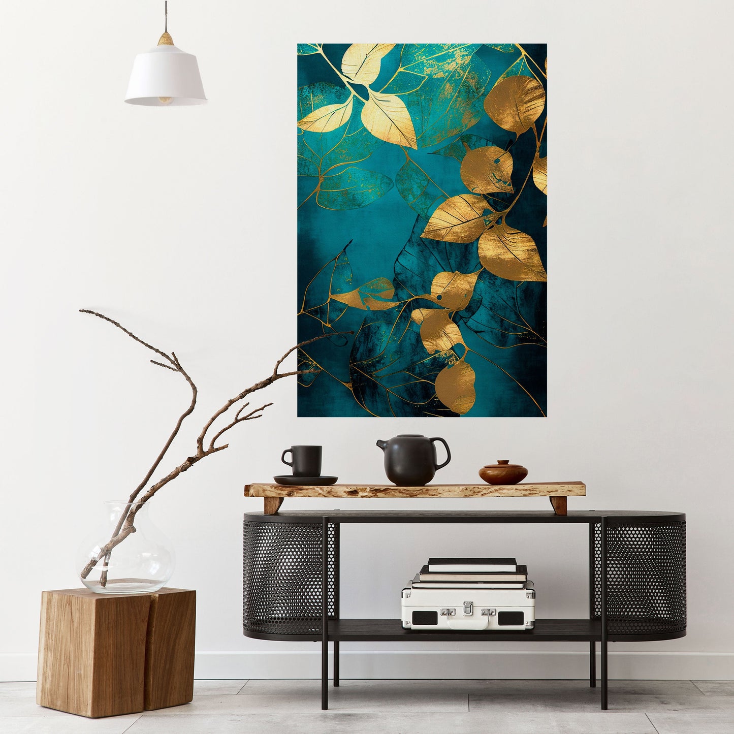 FOLIAGE FANTASIA Poster verticale staccabile e attaccabile