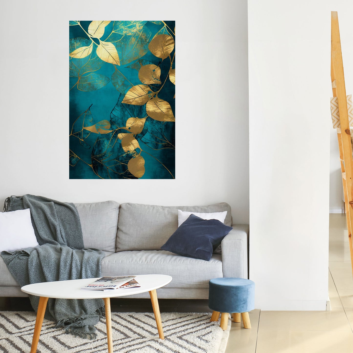 FOLIAGE FANTASIA Poster verticale staccabile e attaccabile