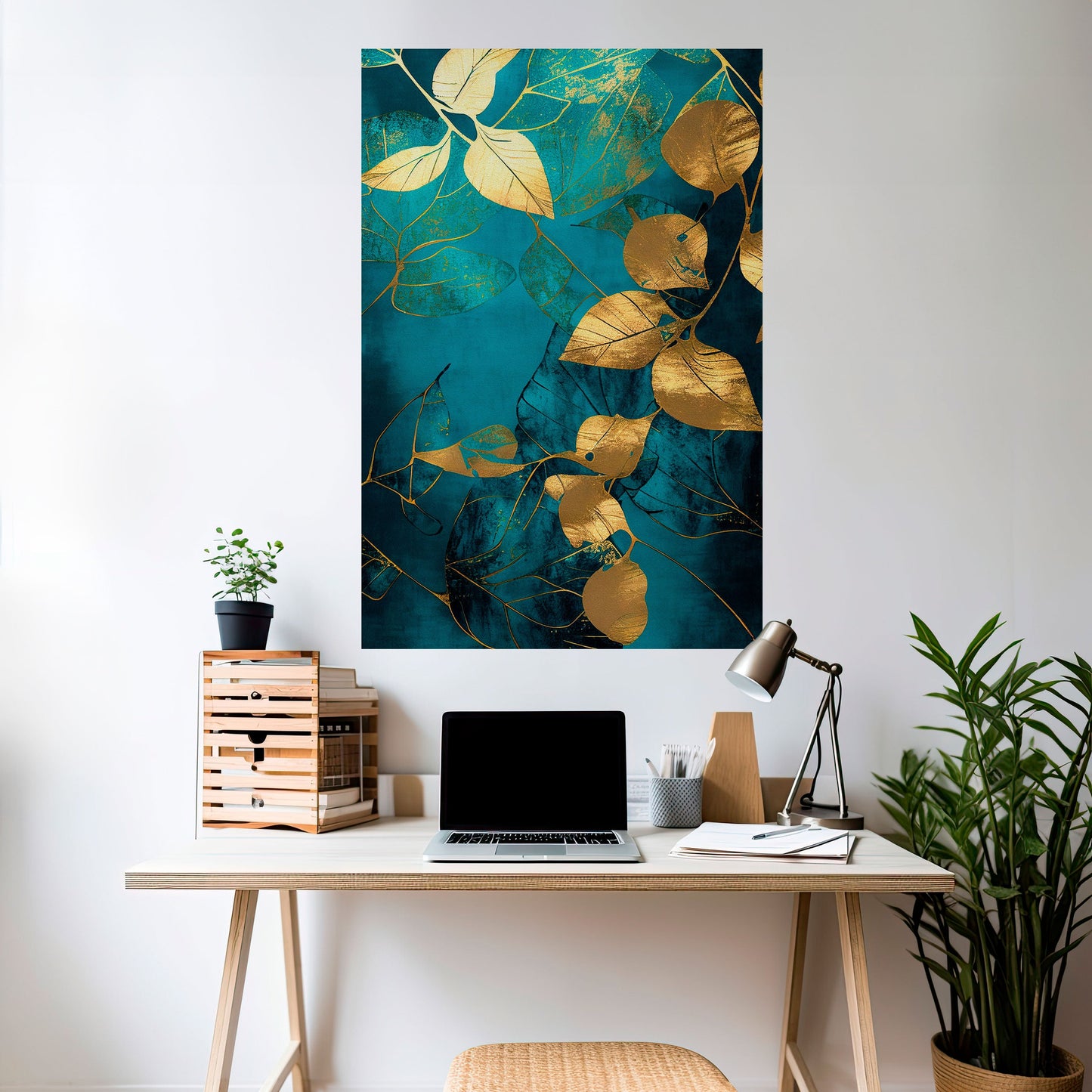 FOLIAGE FANTASIA Poster verticale staccabile e attaccabile