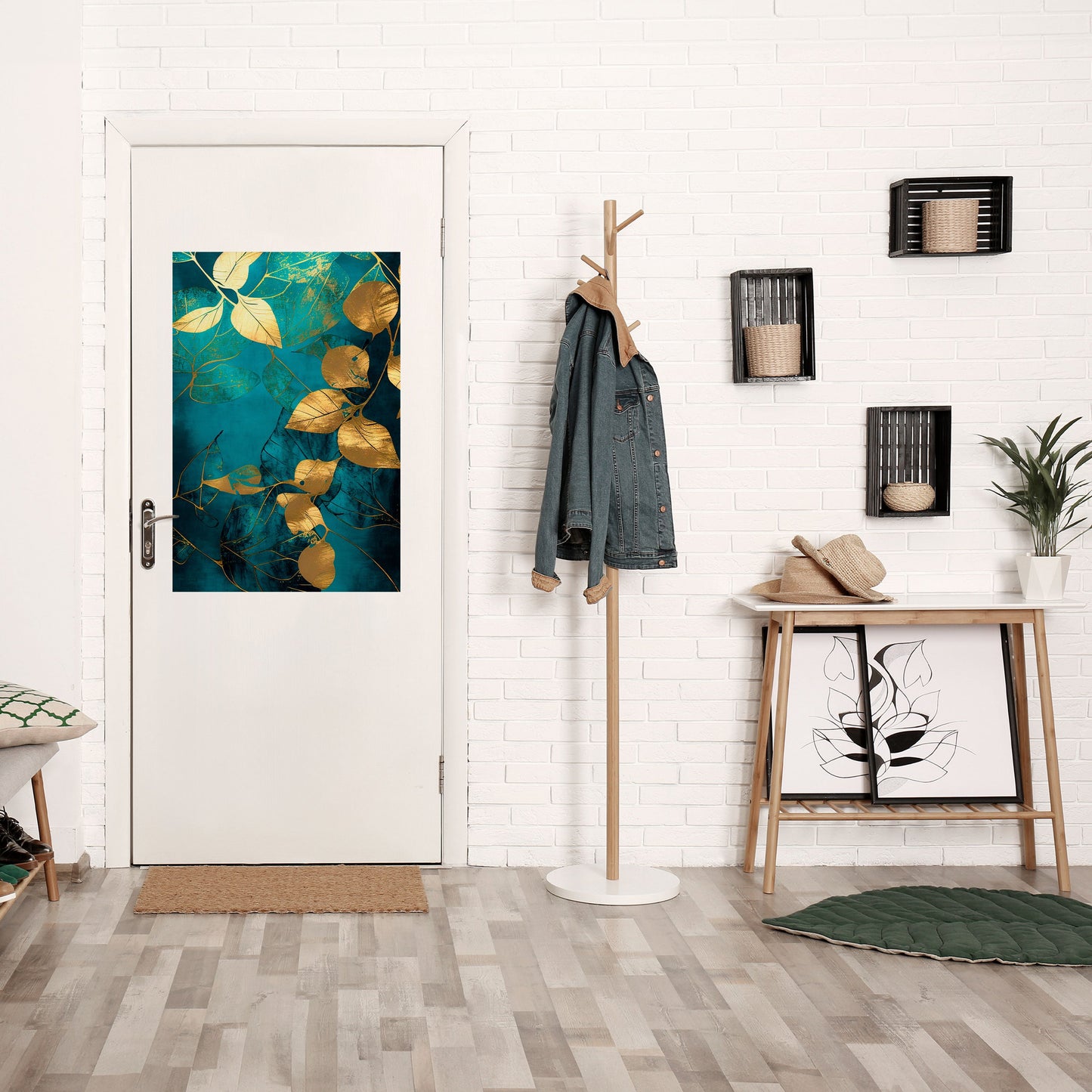 FOLIAGE FANTASIA Poster verticale staccabile e attaccabile