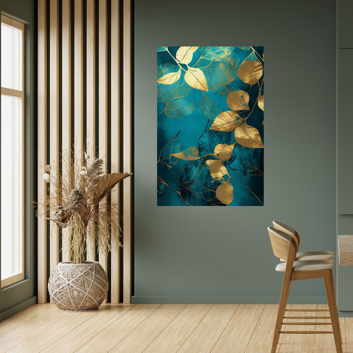 FOLIAGE FANTASIA Poster verticale staccabile e attaccabile