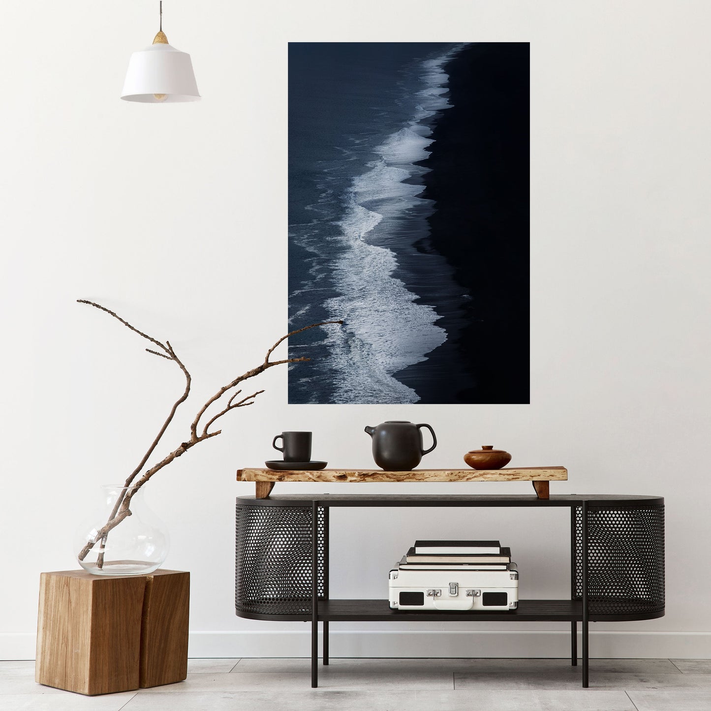 Poster verticale staccabile e attaccabile OCEAN'S WHISPER