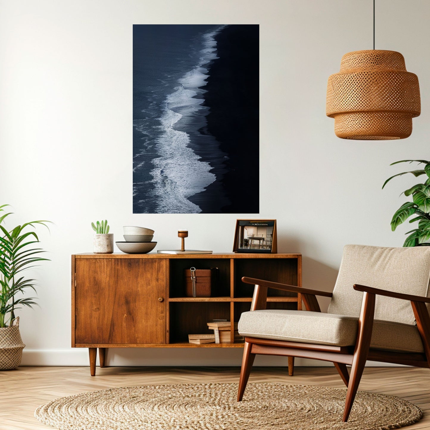Poster verticale staccabile e attaccabile OCEAN'S WHISPER