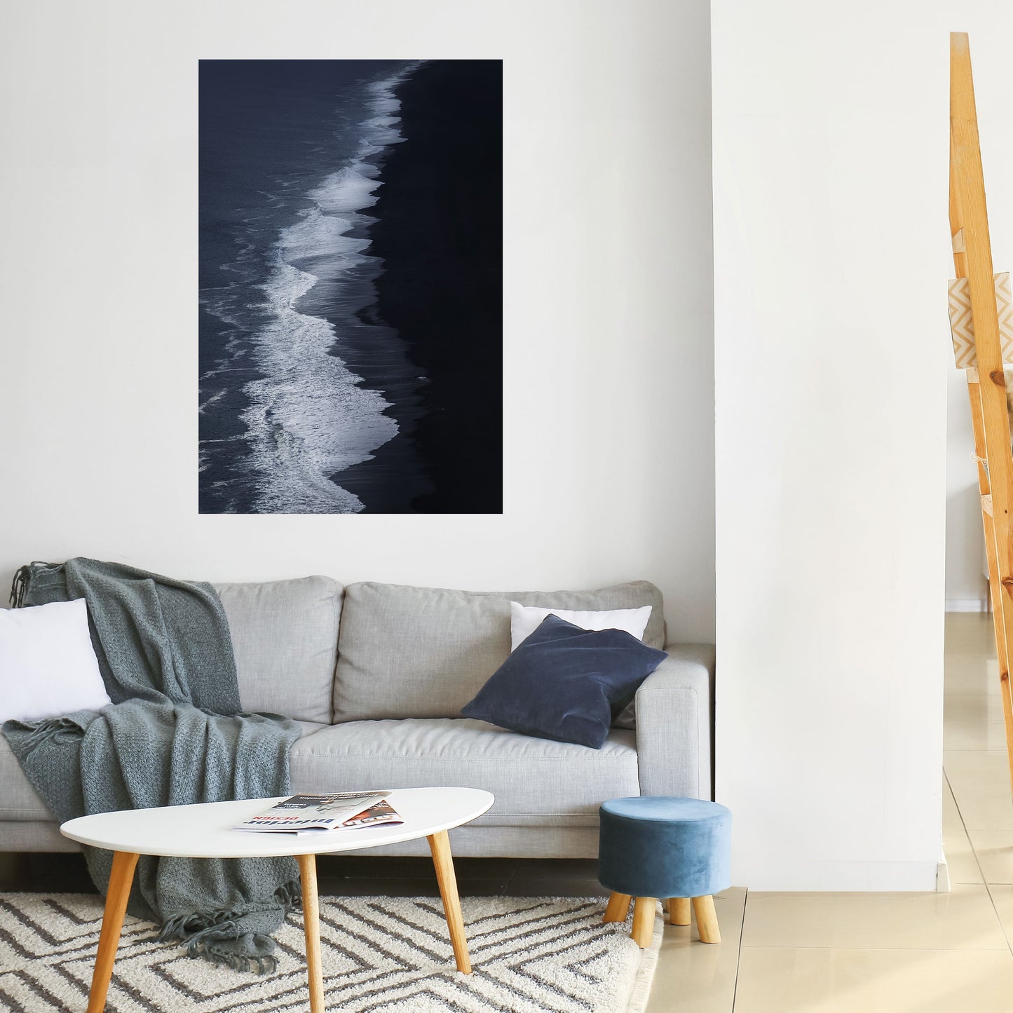 Poster verticale staccabile e attaccabile OCEAN'S WHISPER