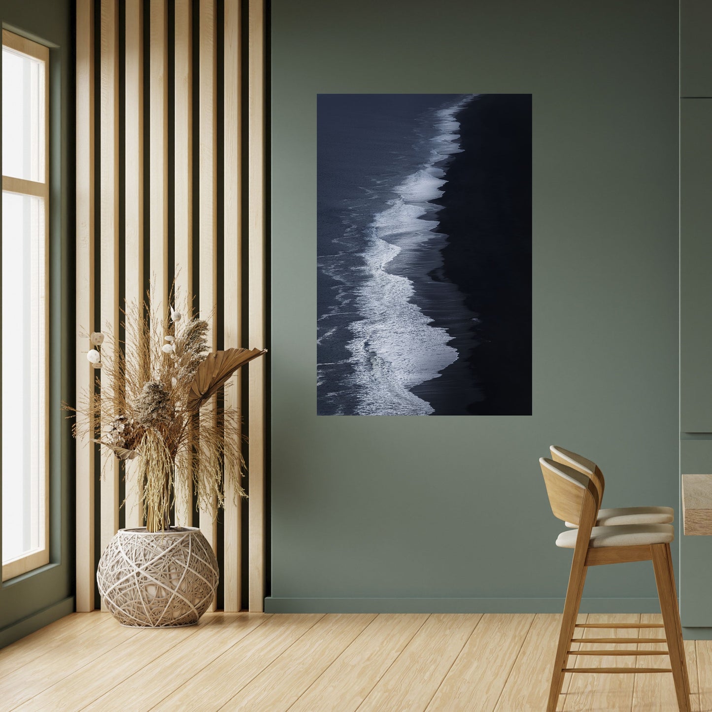 Poster verticale staccabile e attaccabile OCEAN'S WHISPER