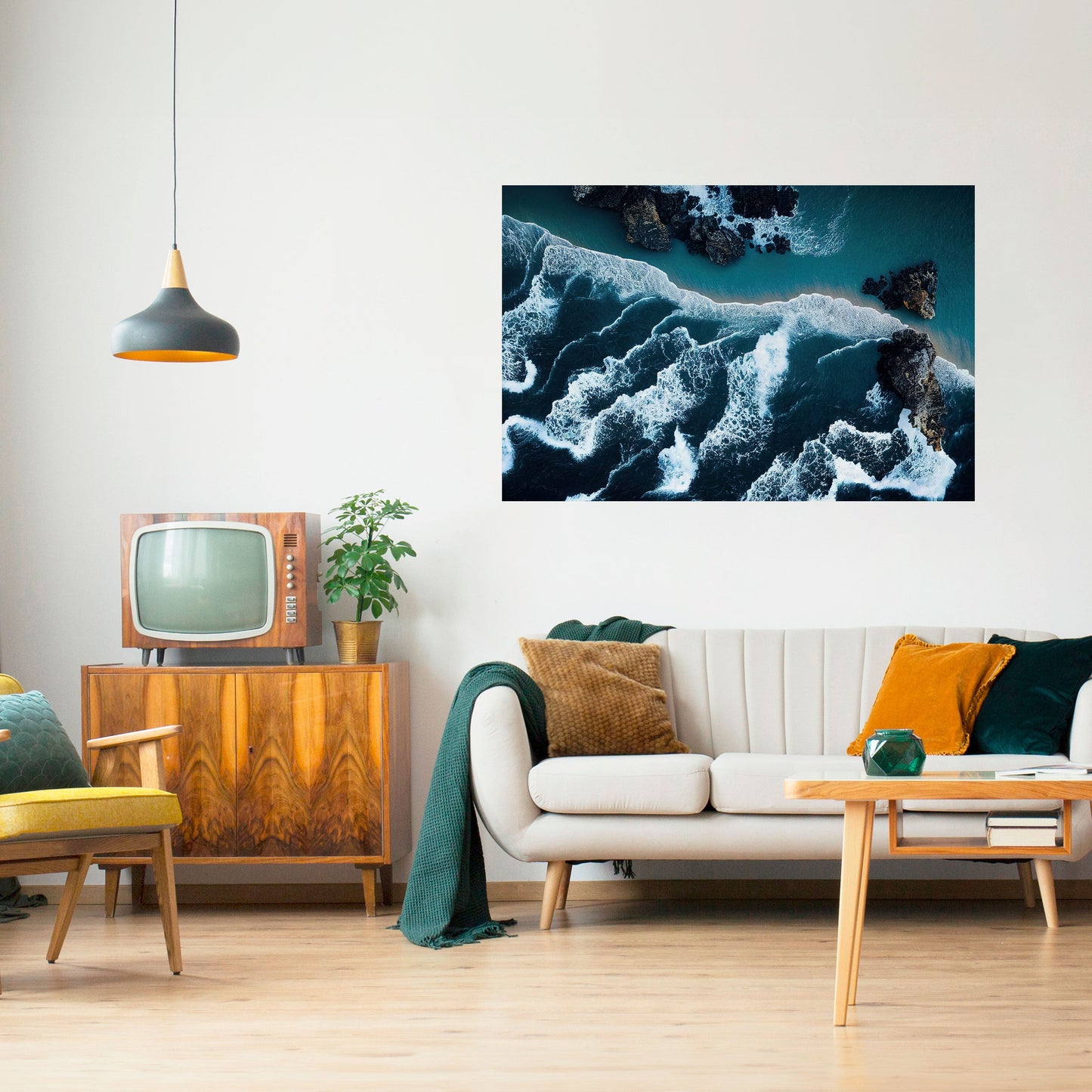 Poster orizzontale staccabile e attaccabile COSTA COSMICA