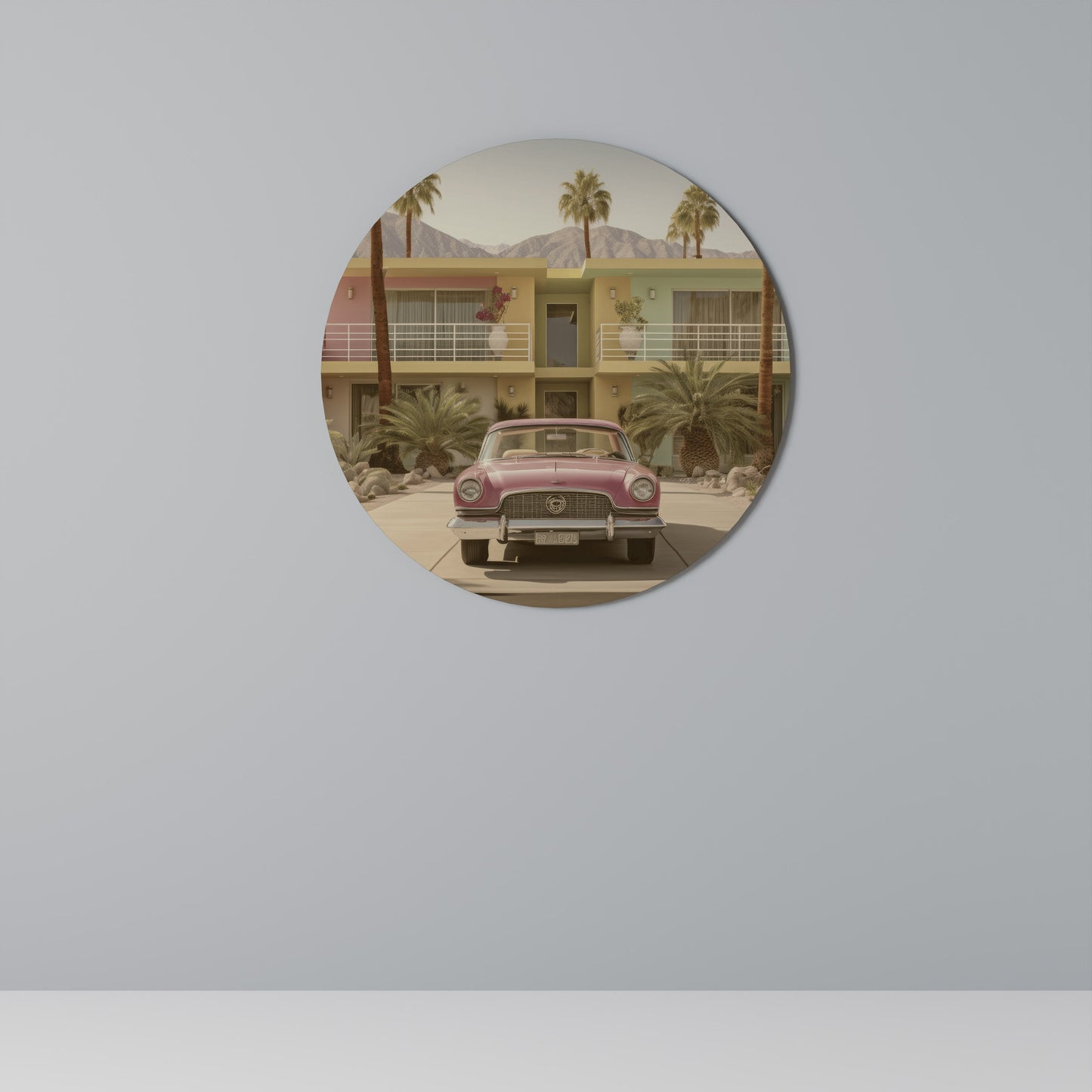 CALIFORNIAN STYLE Round Wall Art