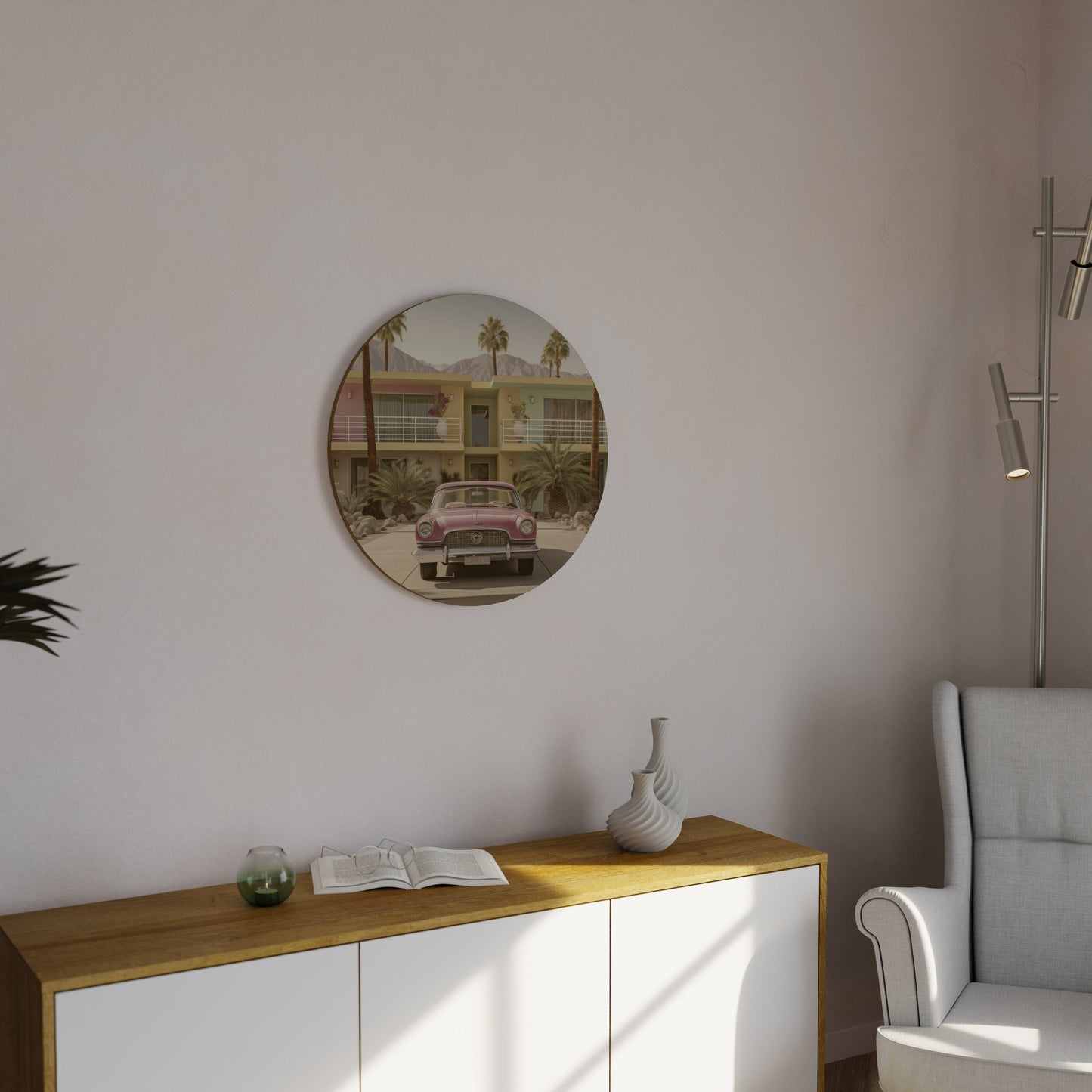 CALIFORNIAN STYLE Round Wall Art