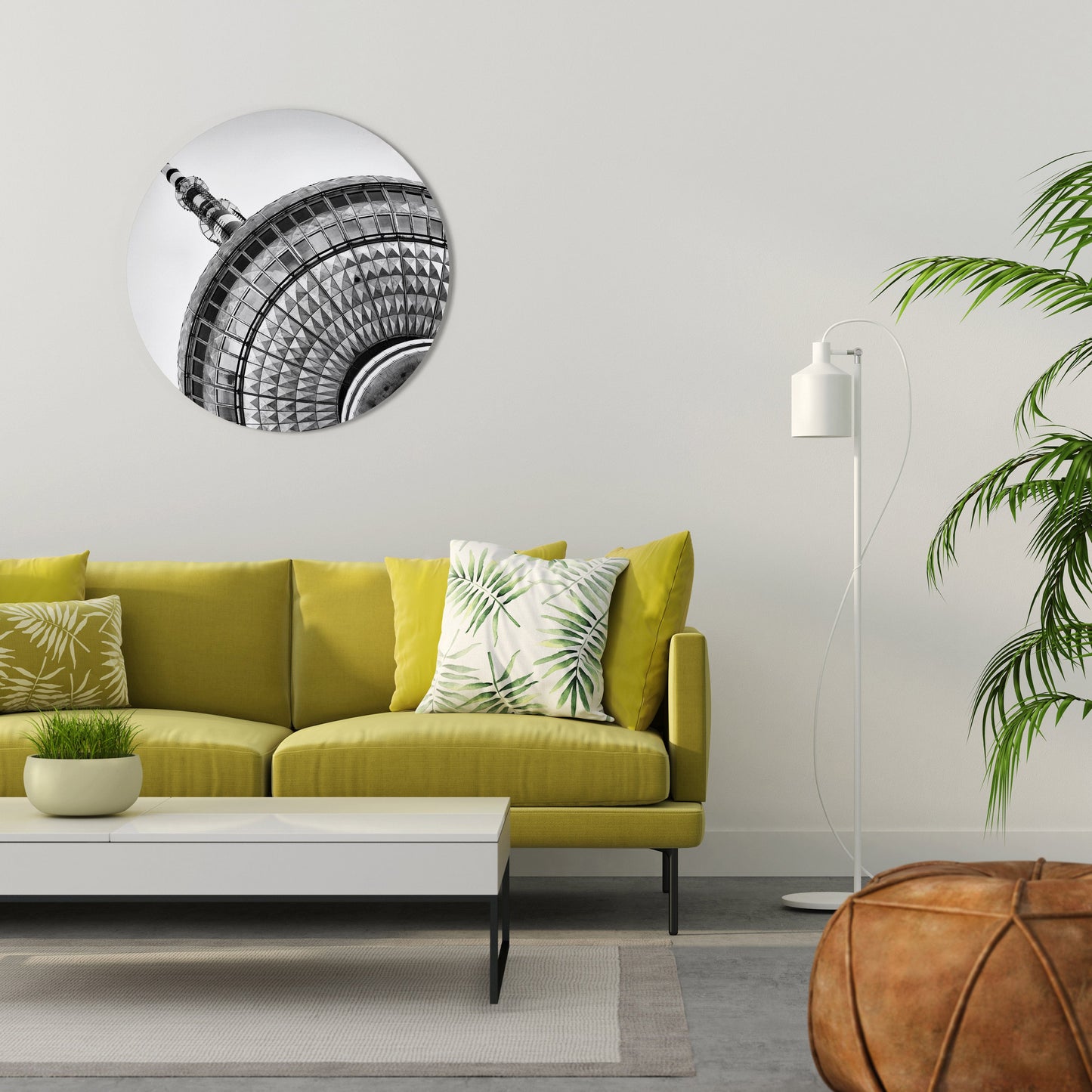 BERLINER FERNSEHTURM Round Wall Art