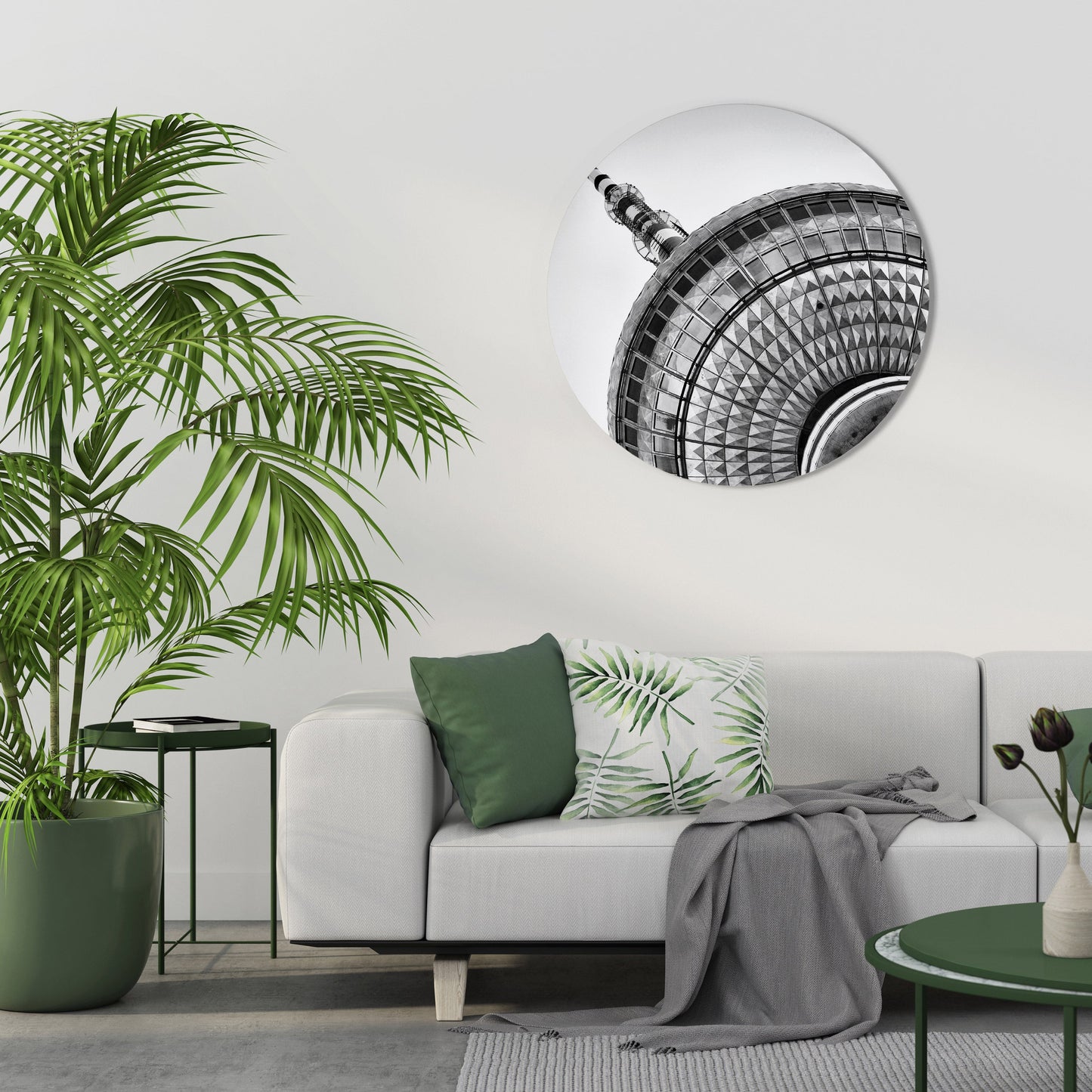 BERLINER FERNSEHTURM Round Wall Art