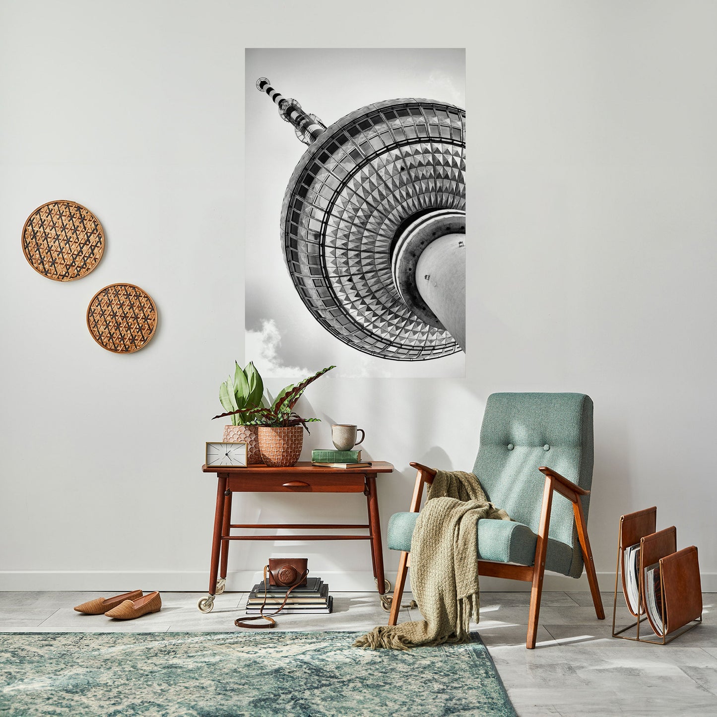 BERLINER FERNSEHTURM Poster verticale stacca e incolla