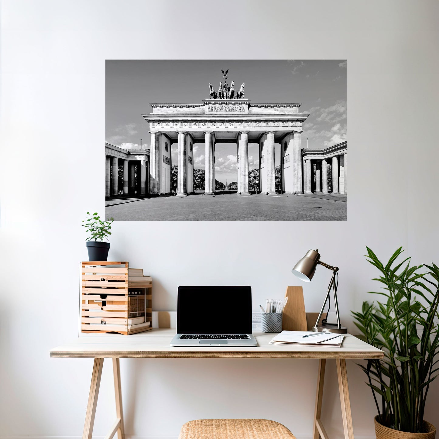 ECHI DELLA STORIA Poster orizzontale staccabile e attaccabile