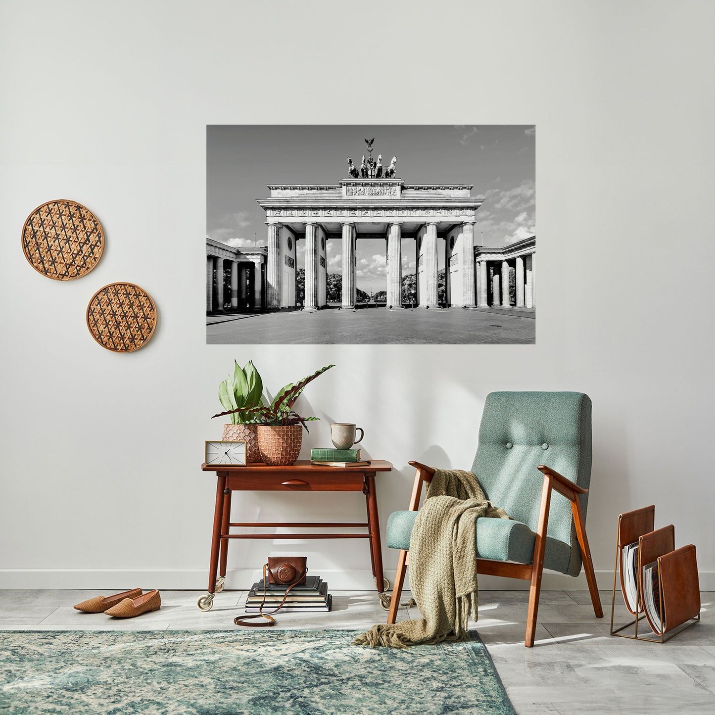 ECHI DELLA STORIA Poster orizzontale staccabile e attaccabile
