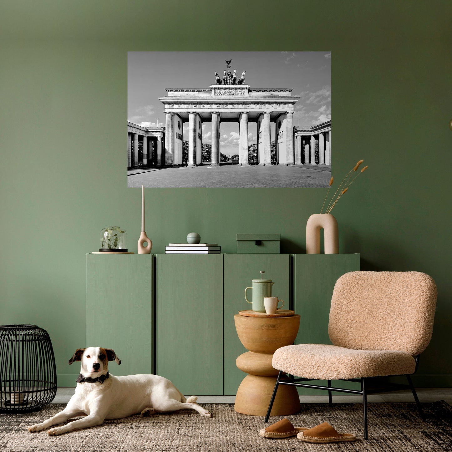 ECHI DELLA STORIA Poster orizzontale staccabile e attaccabile