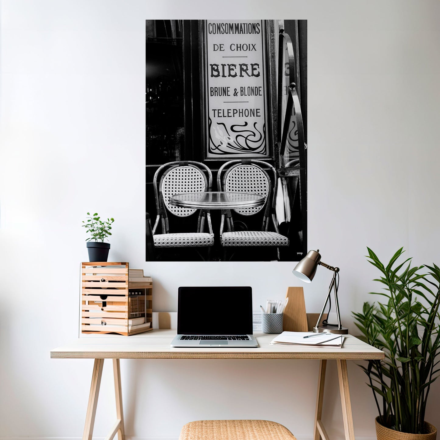 Poster verticale staccabile e attaccabile BISTRO VIBRATIONS