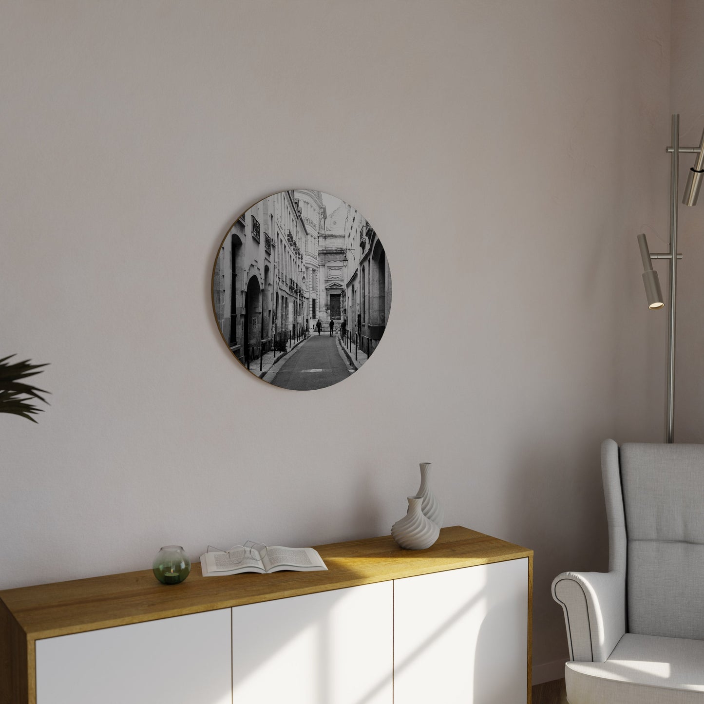 SECRET PATHWAYS UNVEILED Round Wall Art