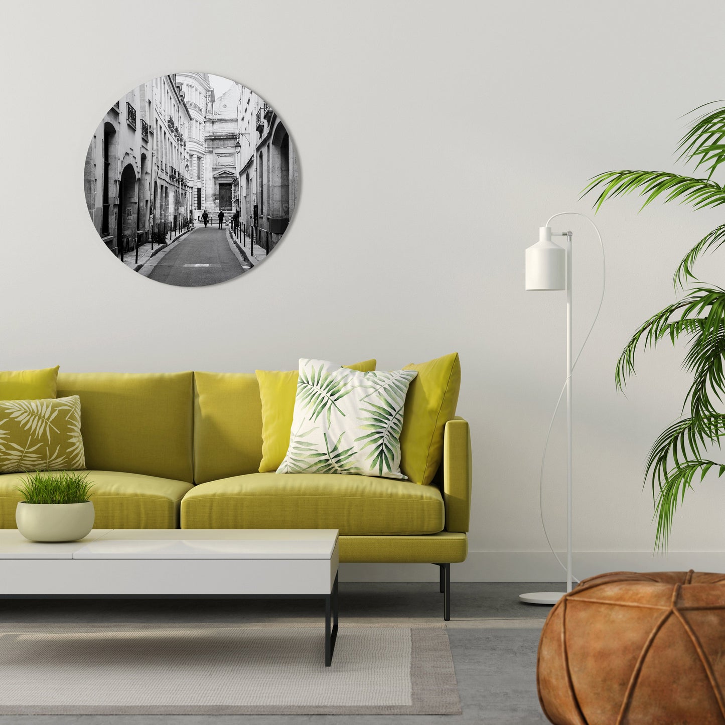 SECRET PATHWAYS UNVEILED Round Wall Art