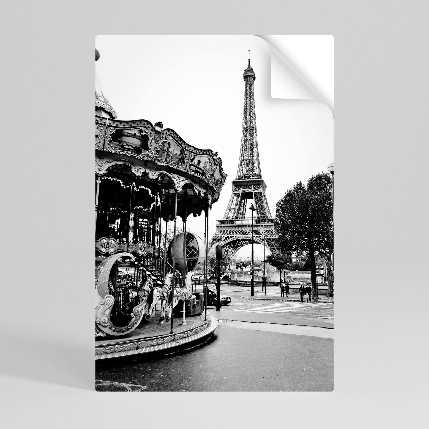 Poster verticale staccabile e attaccabile "CHARMS OF THE CITY"