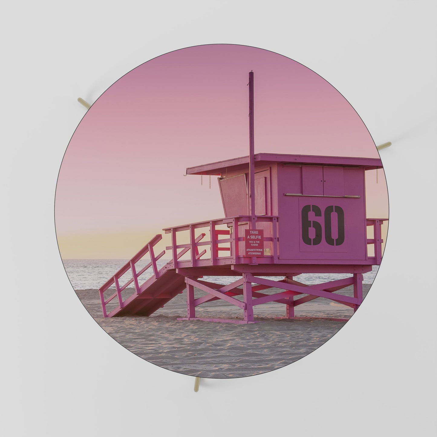Tavolino da caffè PINK PARADISE WATCH 69