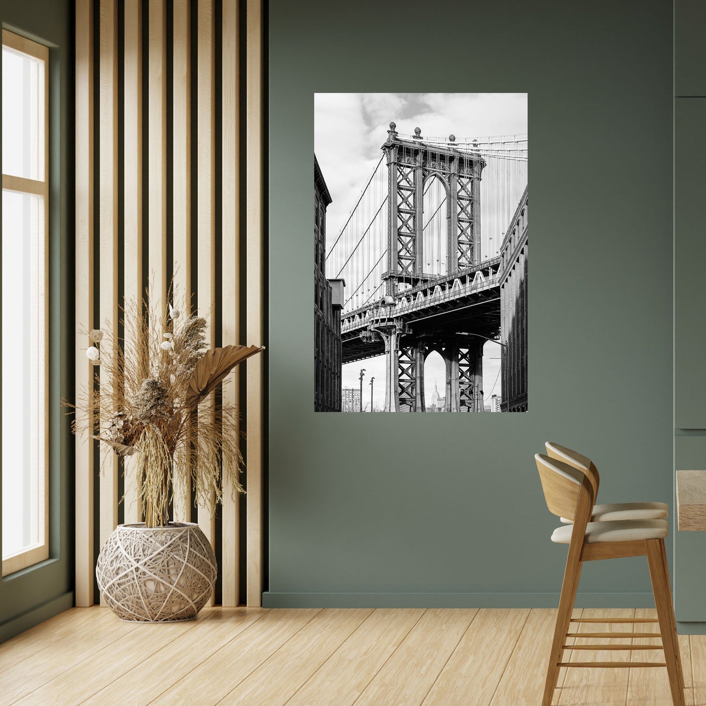 Poster verticale staccabile e attaccabile BRIDGE OF TIME