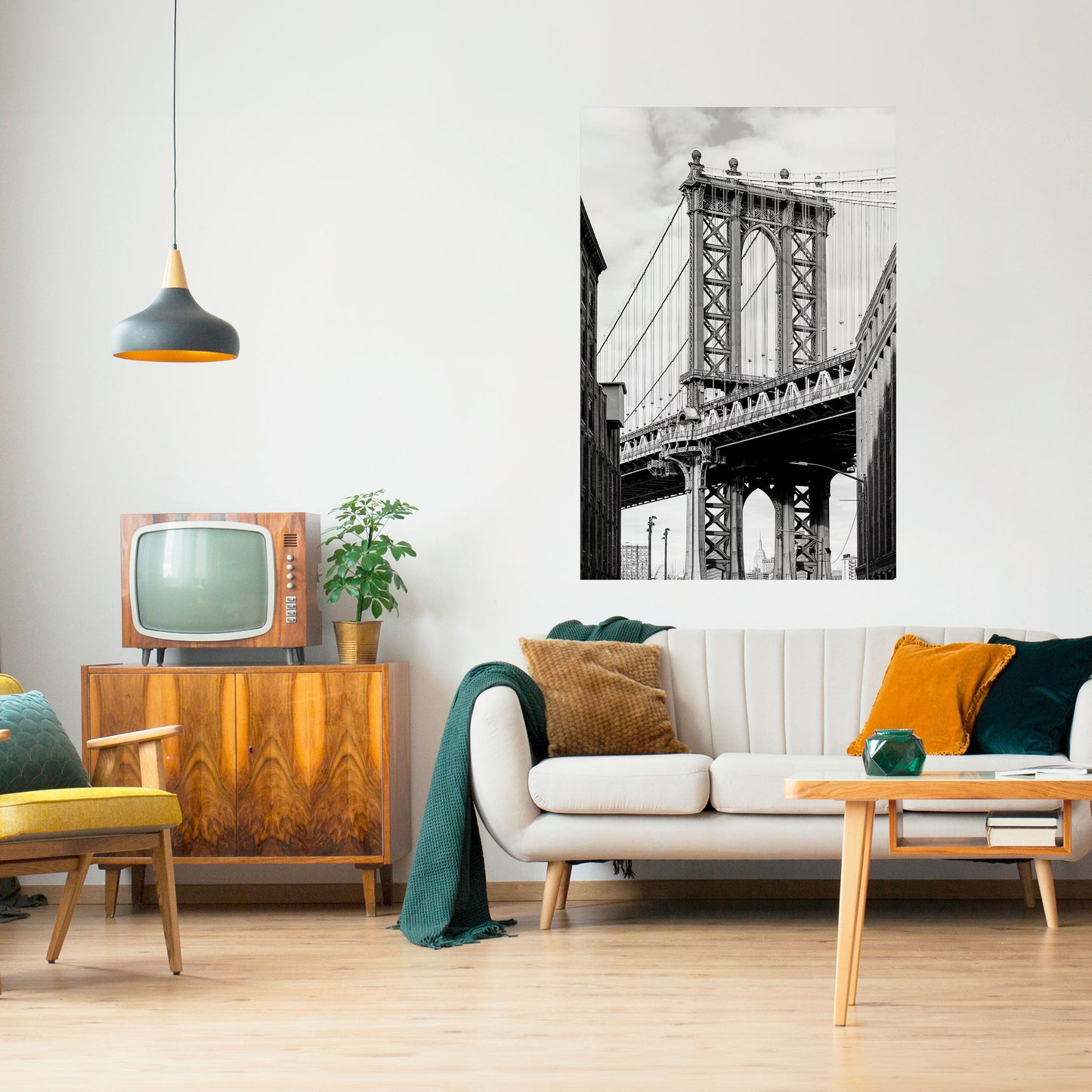 Poster verticale staccabile e attaccabile BRIDGE OF TIME