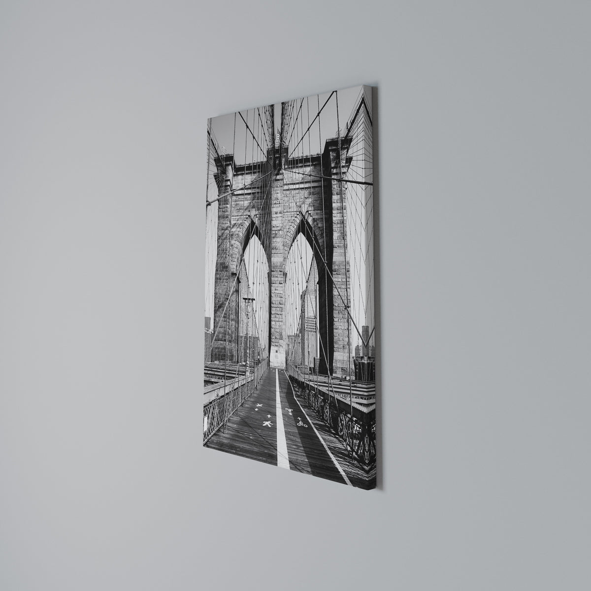 STRINGS OF HISTORY Vertical Canvas Print