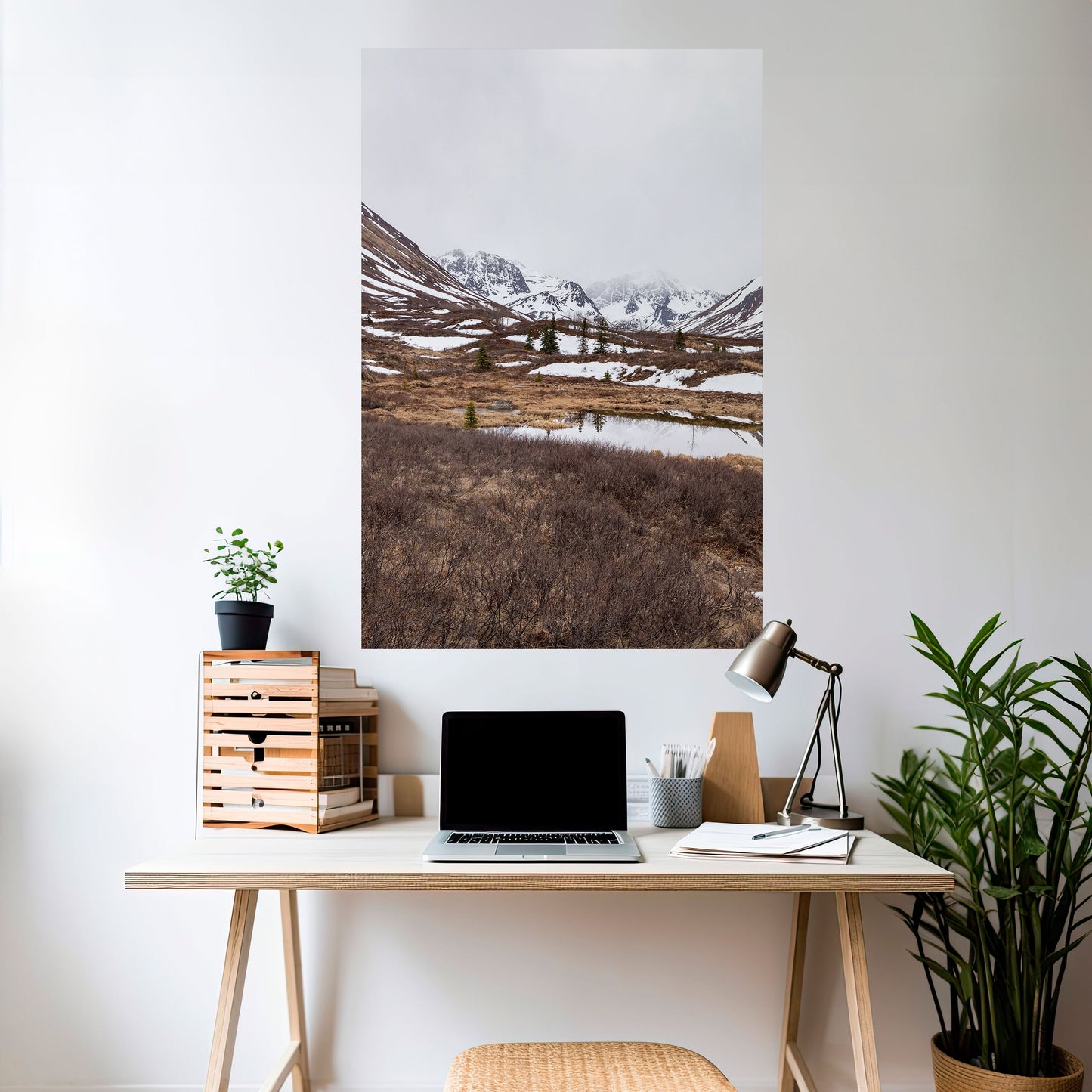 ECHI D'INVERNO Poster verticale staccabile e attaccabile