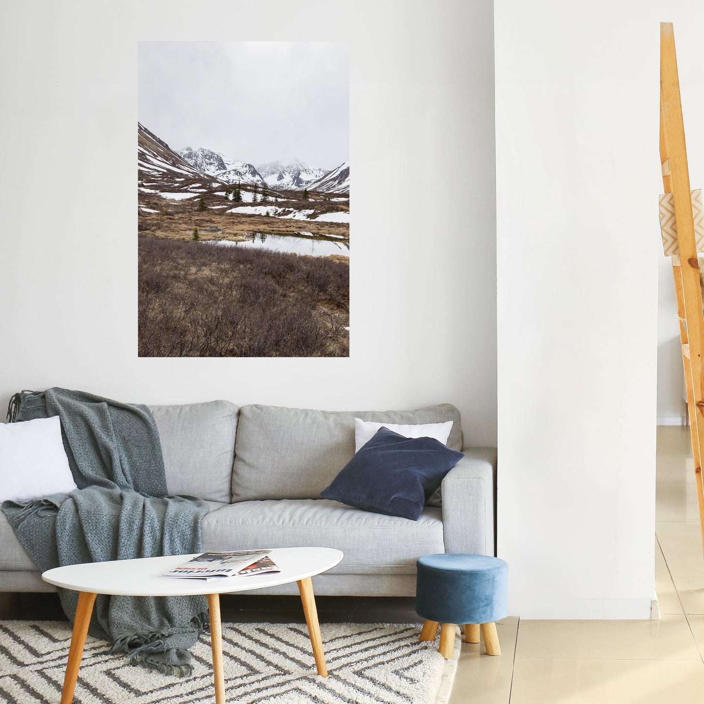 ECHI D'INVERNO Poster verticale staccabile e attaccabile