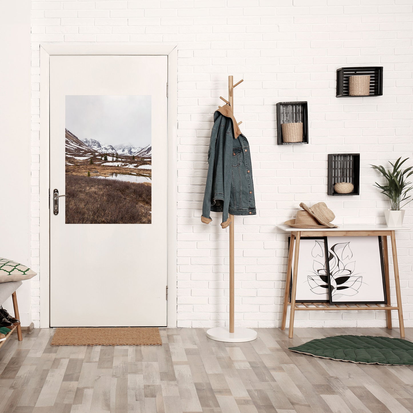 ECHI D'INVERNO Poster verticale staccabile e attaccabile