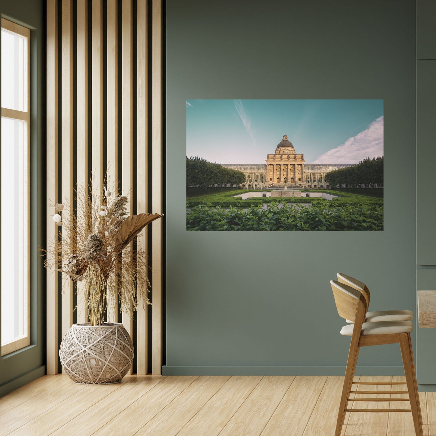 Poster orizzontale staccabile e attaccabile TRANQUIL PALACE VIEW