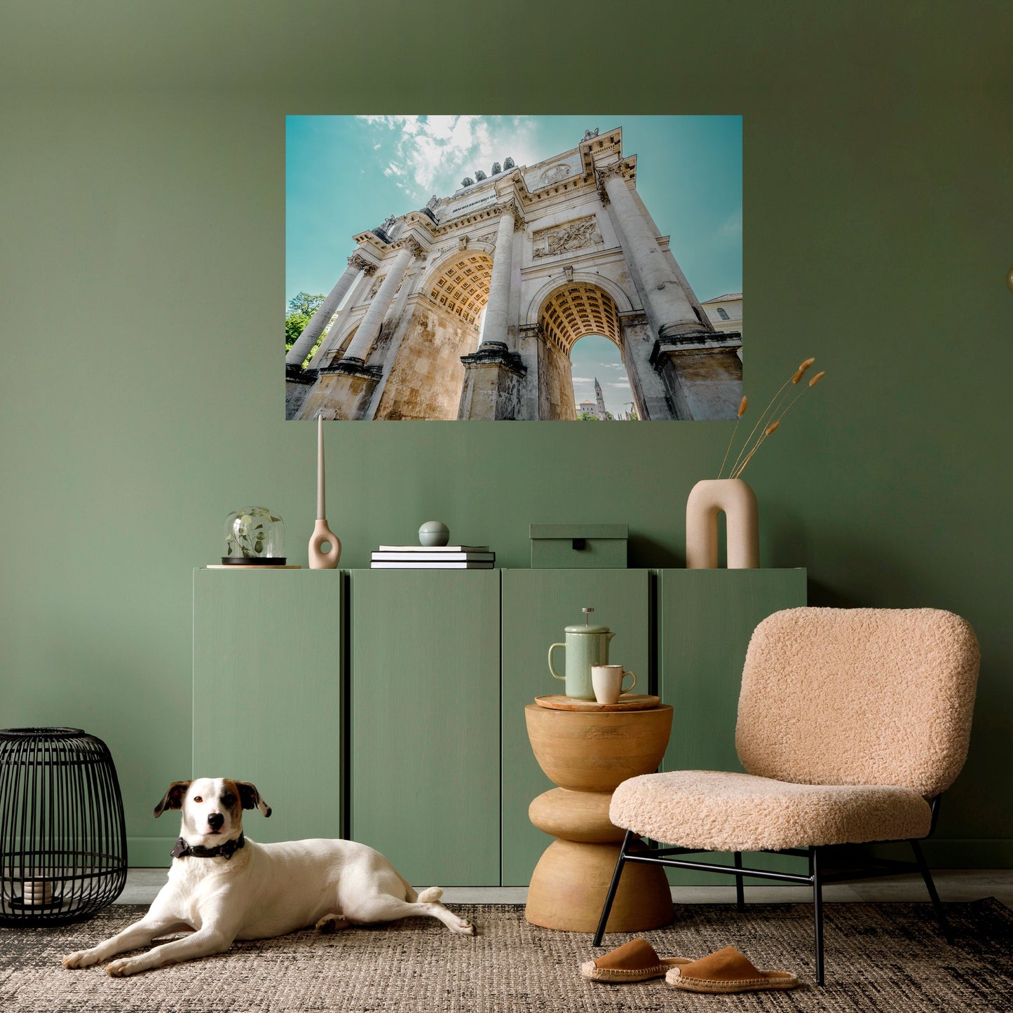 ELEGANZA ARCHITETTONICA Poster orizzontale staccabile e attaccabile