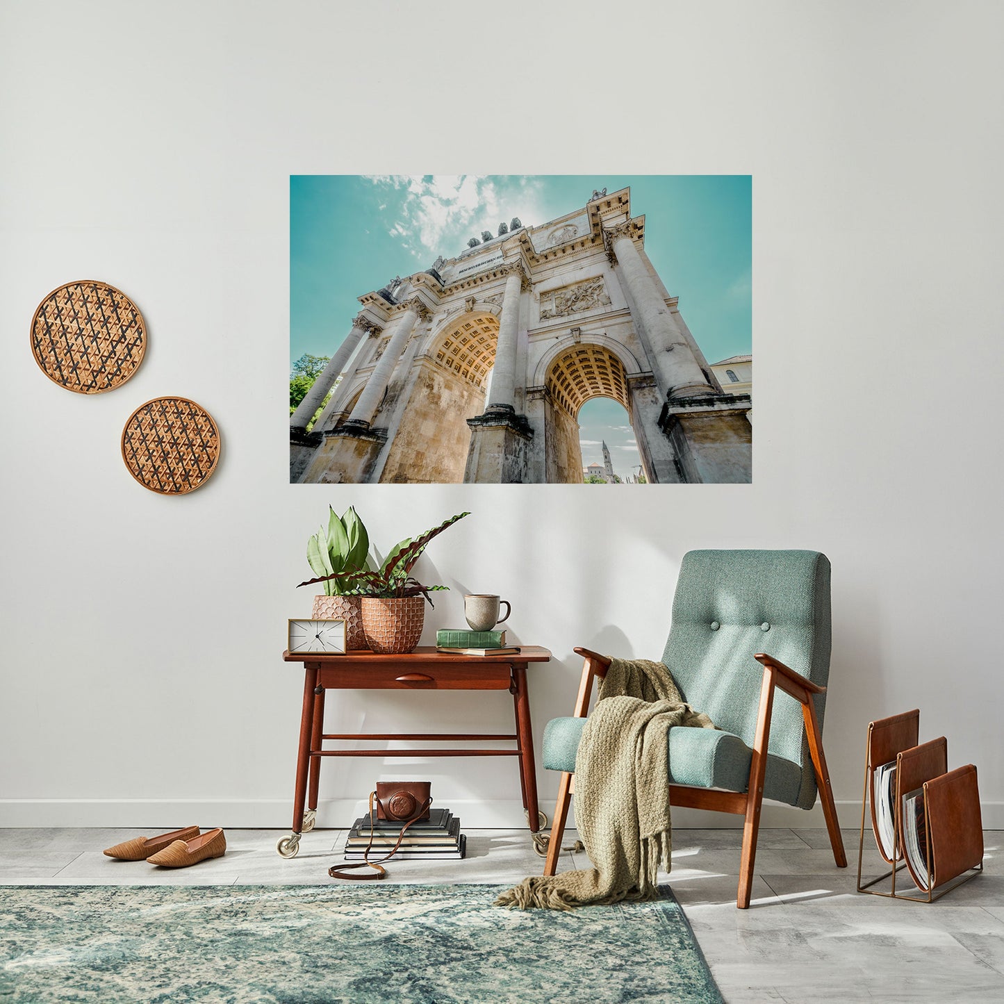 ELEGANZA ARCHITETTONICA Poster orizzontale staccabile e attaccabile