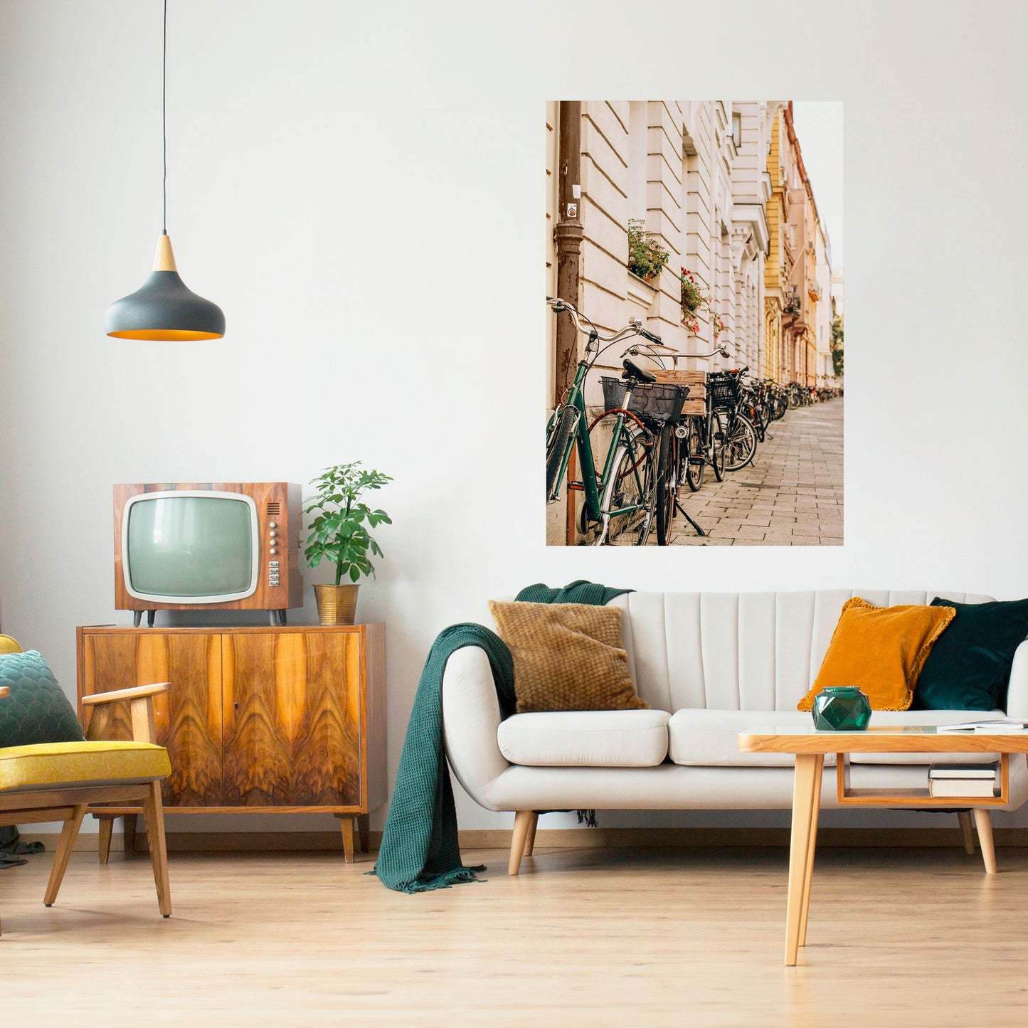PARCO CICLISTICO URBANO Poster verticale staccabile e attaccabile