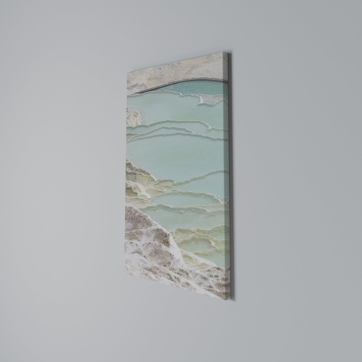 AQUAMARINE WHISPERS Vertical Canvas Print