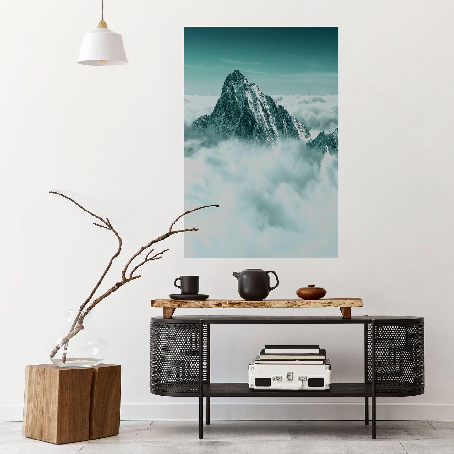 Poster verticale staccabile e attaccabile CLOUD-KISSED PEAK