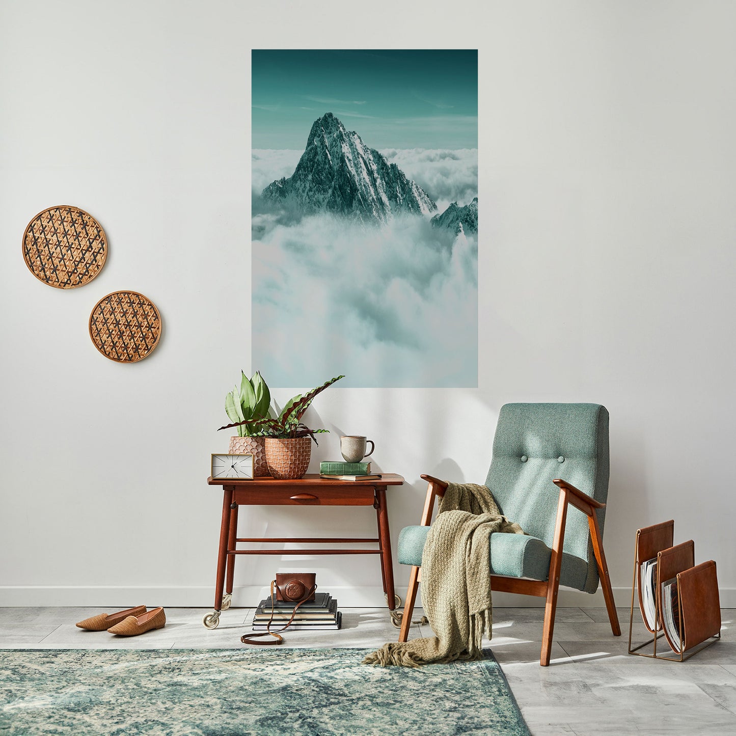 Poster verticale staccabile e attaccabile CLOUD-KISSED PEAK