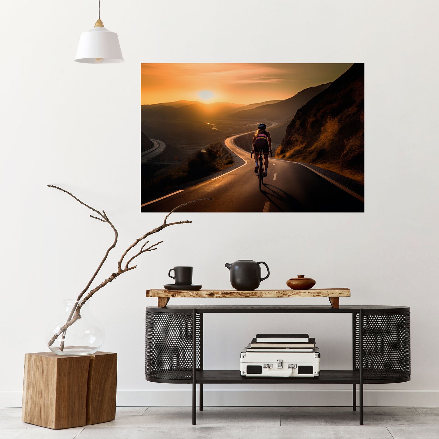 RIDE INTO GOLD - Poster orizzontale staccabile e attaccabile