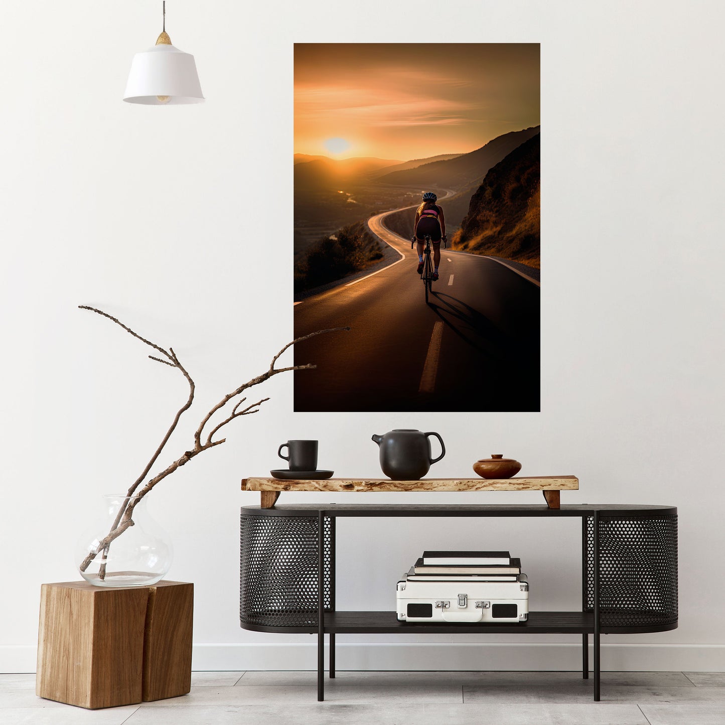 RIDE INTO GOLD - Poster verticale staccabile e attaccabile