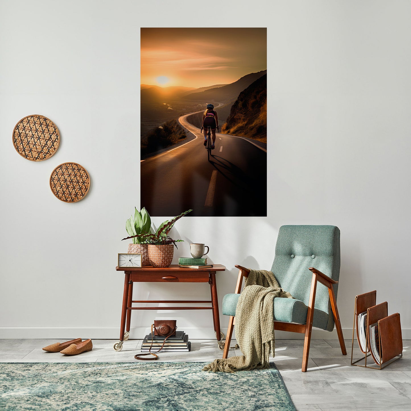 RIDE INTO GOLD - Poster verticale staccabile e attaccabile