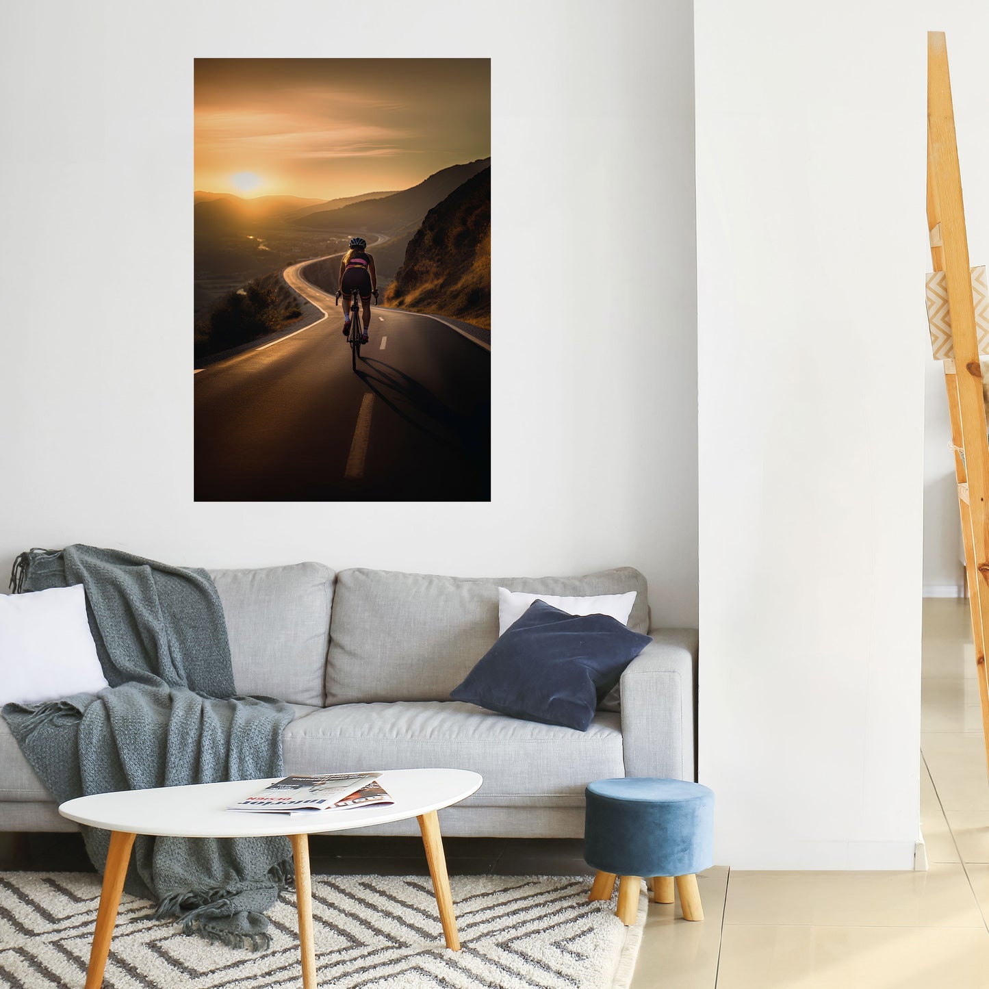 RIDE INTO GOLD - Poster verticale staccabile e attaccabile