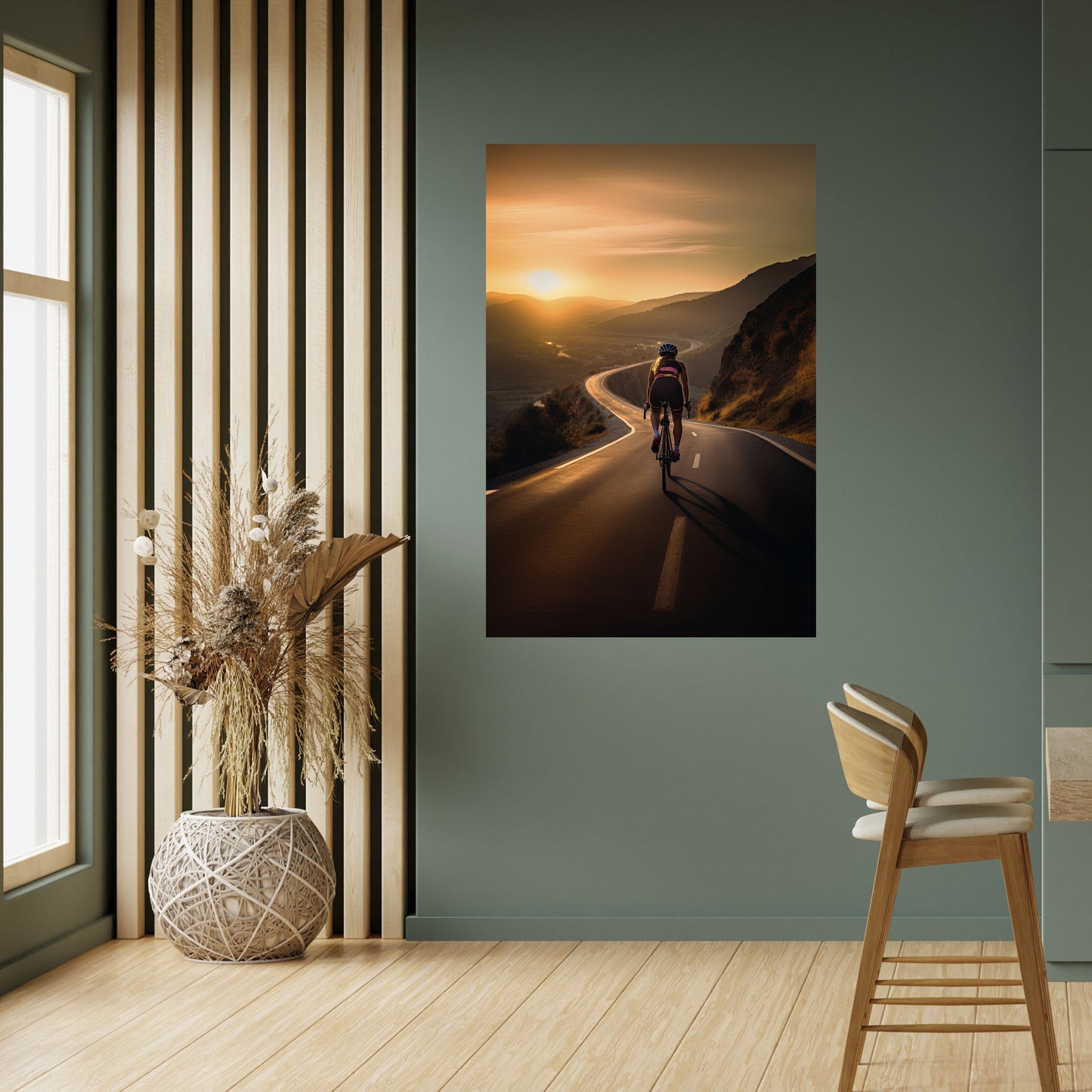 RIDE INTO GOLD - Poster verticale staccabile e attaccabile
