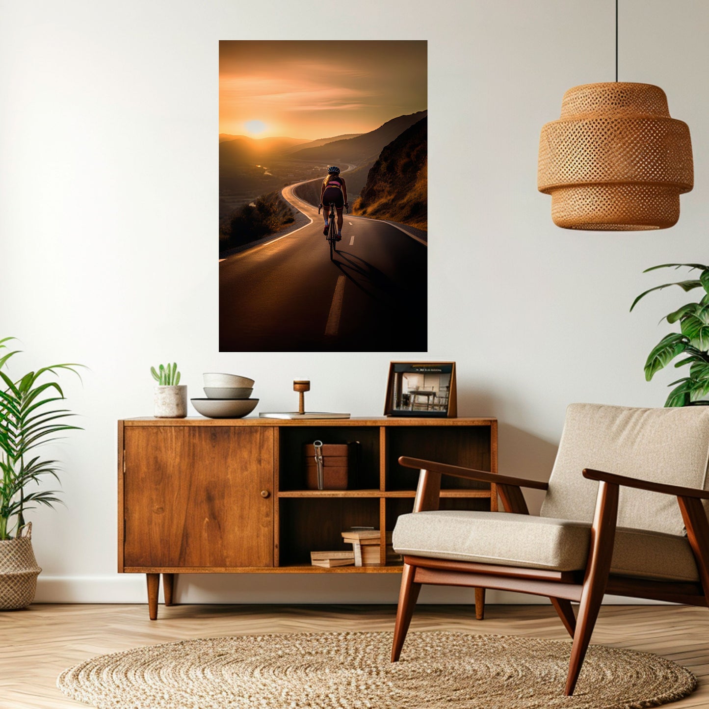 RIDE INTO GOLD - Poster verticale staccabile e attaccabile