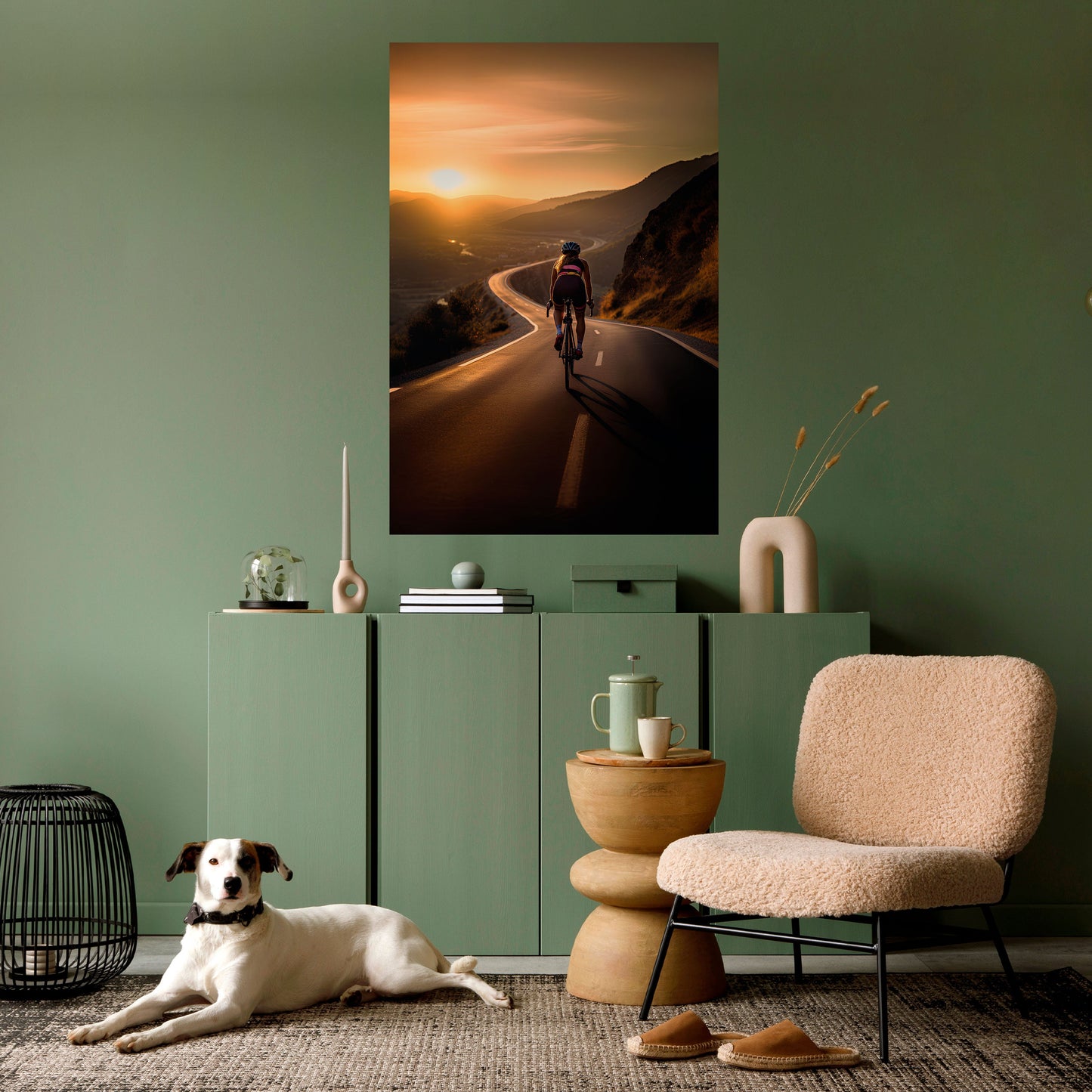 RIDE INTO GOLD - Poster verticale staccabile e attaccabile