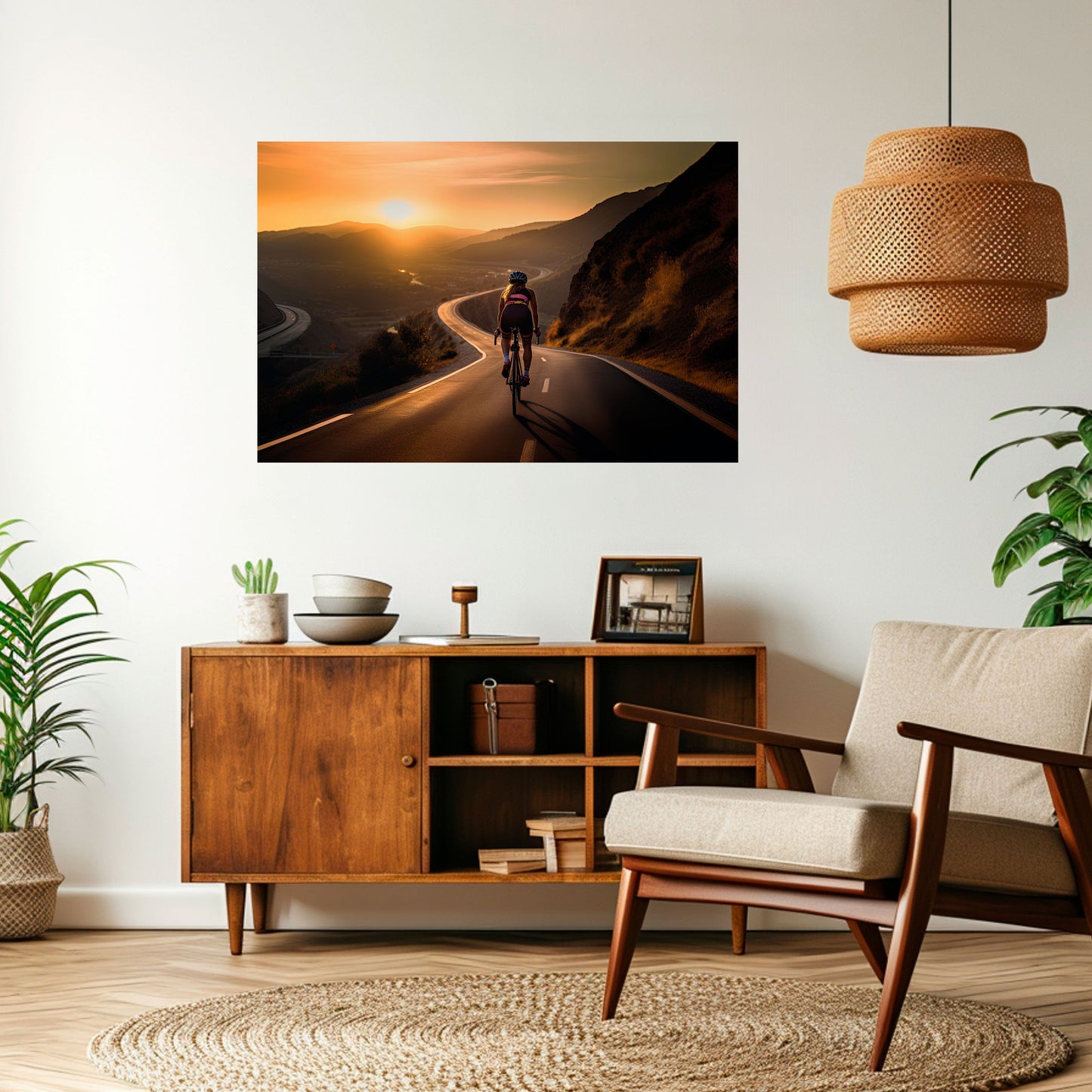 RIDE INTO GOLD - Poster orizzontale staccabile e attaccabile