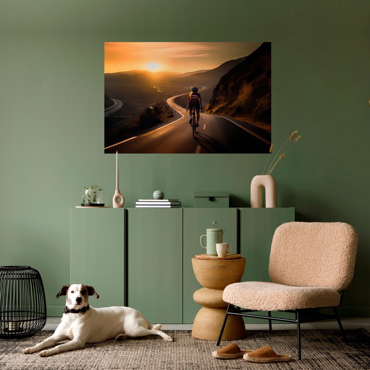 RIDE INTO GOLD - Poster orizzontale staccabile e attaccabile