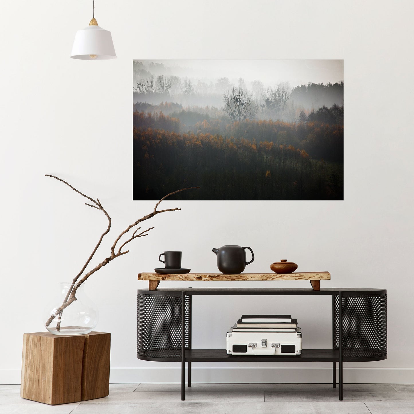 Poster orizzontale staccabile e attaccabile AUTUMNAL HAZE